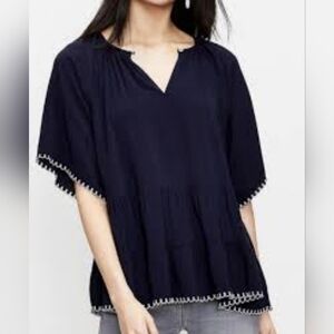 Loft womens top sz M flawless baggy casual boho office wear travel